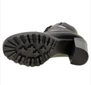 Bota Feminina Coturno Preto Moleca
